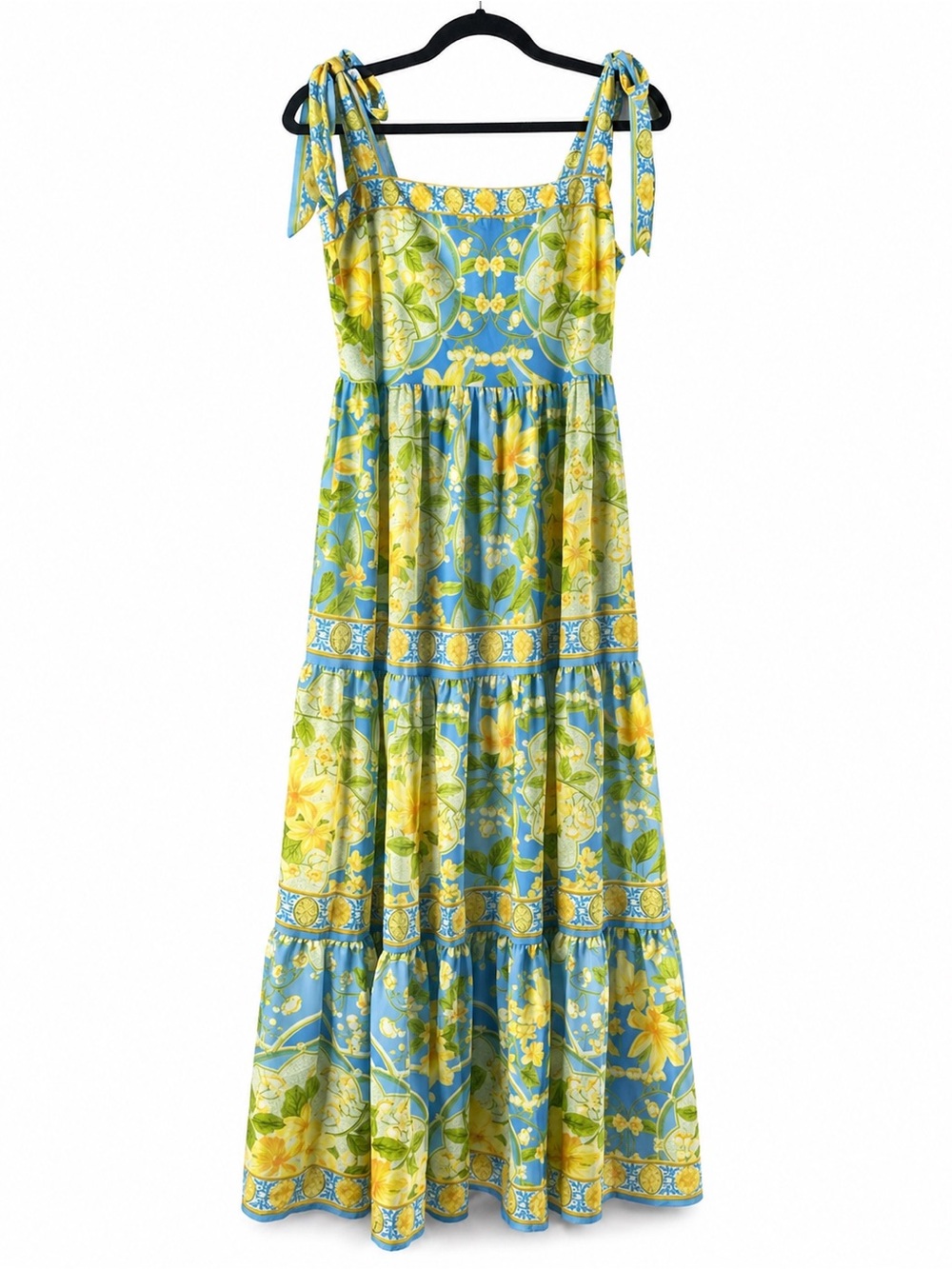 Flying Tomato GOLDEN HOUR BLOOM WOVEN MAXI DRESS - Picture 3 of 12